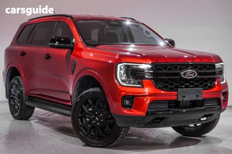 Orange 2023 Ford Everest Wagon Sport (Rwd)