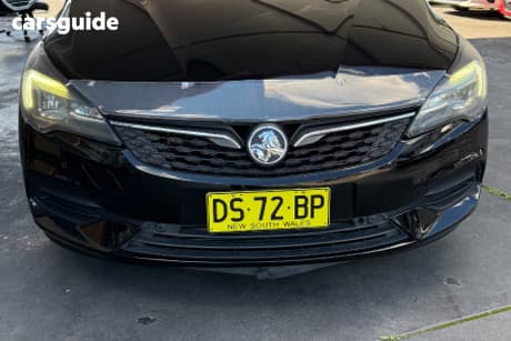 Black 2020 Holden Astra Hatchback Rs