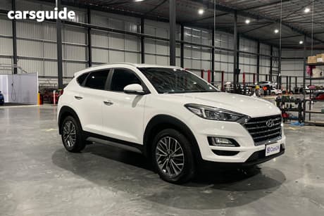 White 2019 Hyundai Tucson SUV
