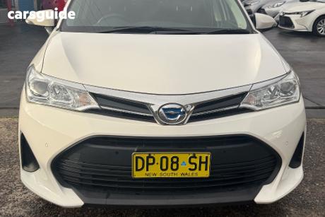 White 2020 Toyota Corolla Wagon Fielder (Hybrid)