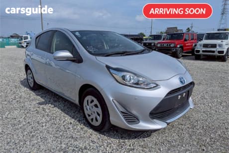 Silver 2021 Toyota Aqua Hatch HYBRID S