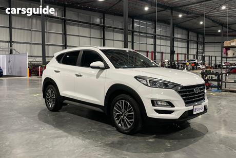 White 2019 Hyundai Tucson SUV