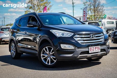 Black 2014 Hyundai Santa FE Wagon Elite Crdi (4X4)