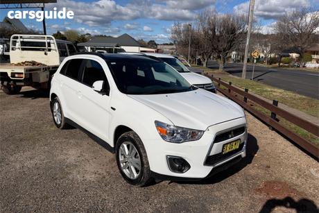 White 2013 Mitsubishi ASX Wagon Aspire (4Wd)