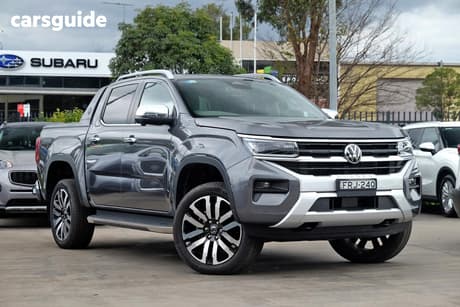 Grey 2024 Volkswagen Amarok Dual Cab Utility Aventura Tsi452 4Motion
