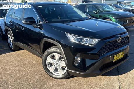 Black 2020 Toyota RAV4 Wagon Gx (2Wd) Hybrid