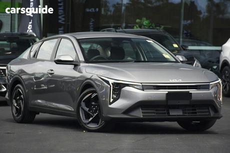 Grey 2025 Kia K4 Sedan Sport
