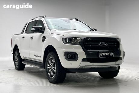 White 2021 Ford Ranger Double Cab Pick Up Wildtrak 2.0 (4X4)