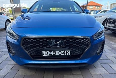 Blue 2018 Hyundai I30 Hatchback Elite