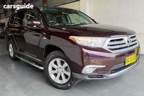 Red 2011 Toyota Kluger Wagon Kx-R (4X4) 5 Seat