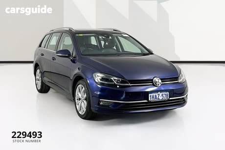 Blue 2020 Volkswagen Golf Wagon 110 Tsi Highline
