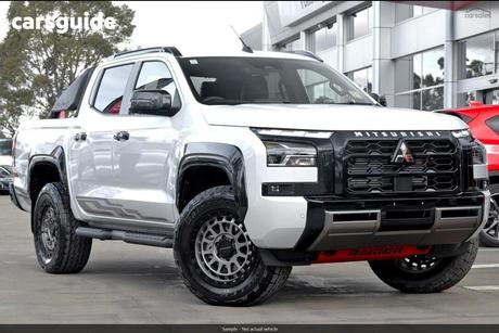 White 2026 Mitsubishi Triton Double Cab Pick Up Raider (4X4)