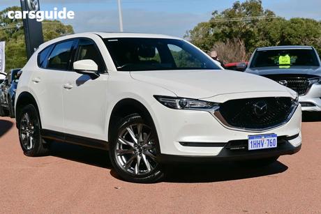 White 2021 Mazda CX-5 Wagon Akera Turbo (Awd)