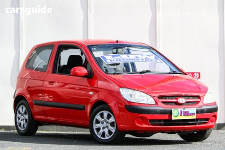 Red 2007 Hyundai Getz Hatchback S