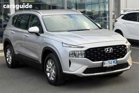 Grey 2022 Hyundai Santa FE Wagon Crdi (Awd)
