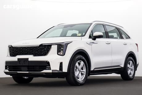 White 2025 Kia Sorento Wagon S 7 Seat