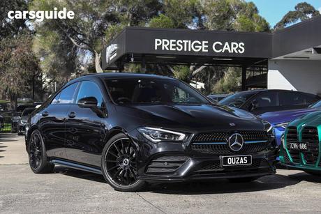 Black 2020 Mercedes-Benz CLA200 Coupe 200