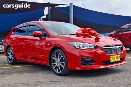 Red 2018 Subaru Impreza Hatchback 2.0I (Awd)