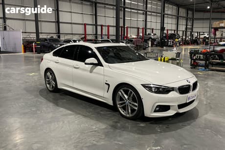 White 2018 BMW 420I Coupe M Sport Gran Coupe