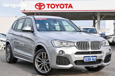 Silver 2016 BMW X3 Wagon Xdrive 30D