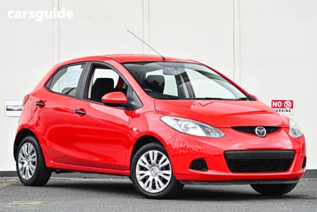 Red 2009 Mazda 2 Hatchback Neo