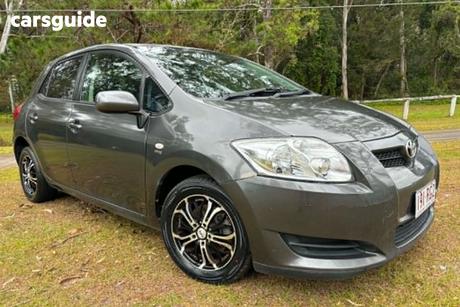Grey 2007 Toyota Corolla Hatchback Ascent