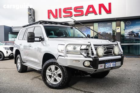 Silver 2015 Toyota Landcruiser Wagon Gxl (4X4)