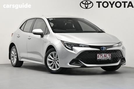 Silver 2025 Toyota Corolla Hatchback Ascent Sport Hybrid