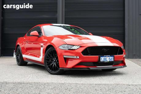 Red 2018 Ford Mustang Coupe Fastback Gt 5.0 V8