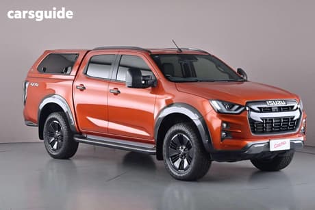 Orange 2021 Isuzu D-MAX Crew Cab Utility X-Terrain (4X4)