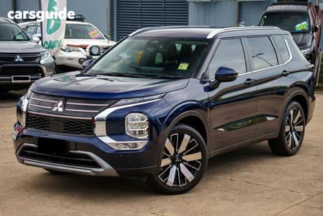 Blue 2025 Mitsubishi Outlander SUV ASPIRE