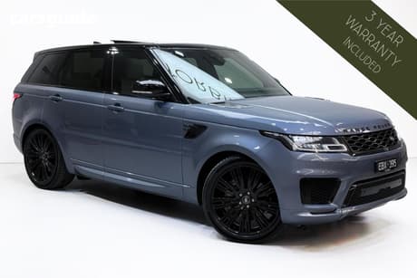 Blue 2021 Land Rover Range Rover Sport Wagon D300 Hse Dynamic (221Kw)