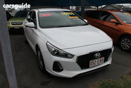 White 2018 Hyundai I30 Hatchback Active