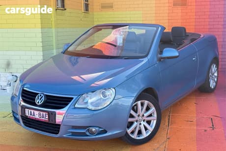 Blue 2007 Volkswagen EOS Convertible 2.0T Fsi