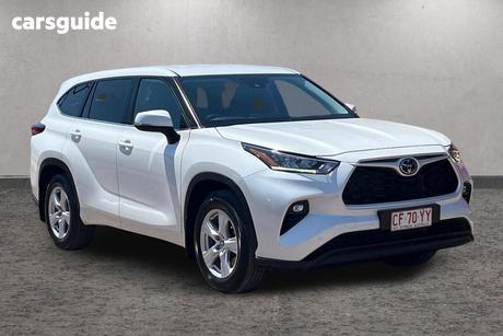 White 2023 Toyota Kluger Wagon Gx Awd