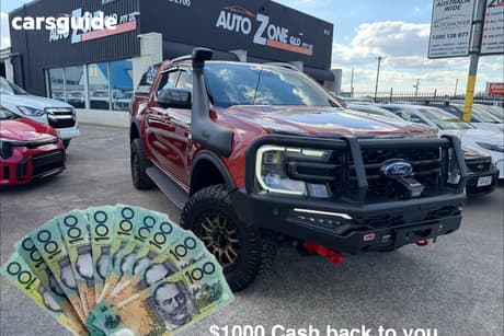Orange 2023 Ford Ranger Double Cab Pick Up Wildtrak 3.0 (4X4)