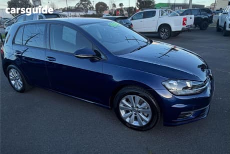 Blue 2017 Volkswagen Golf Hatchback 110 Tsi Trendline