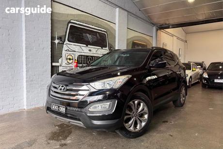 Black 2014 Hyundai Santa FE Wagon Highlander Crdi (4X4)