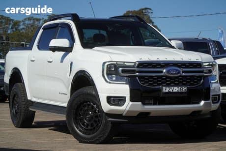 White 2025 Ford Ranger Double Cab Pick Up Platinum 3.0 (4X4)