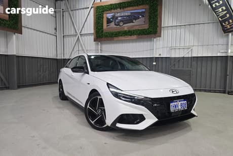 White 2023 Hyundai I30 Sedan N Line Premium