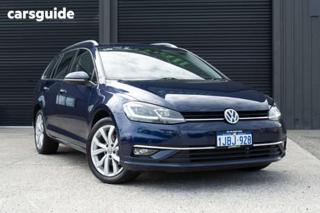 Blue 2020 Volkswagen Golf Wagon 110 Tsi Highline