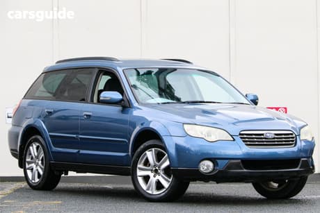 Blue 2007 Subaru Outback Wagon 2.5I