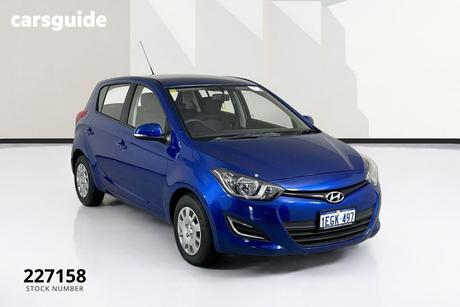 Blue 2012 Hyundai I20 Hatchback Active