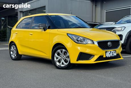 Yellow 2022 MG MG3 Hatchback Core