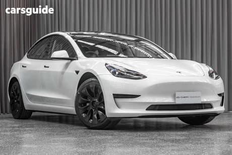 White 2023 Tesla Model 3 Sedan Rear-Wheel Drive