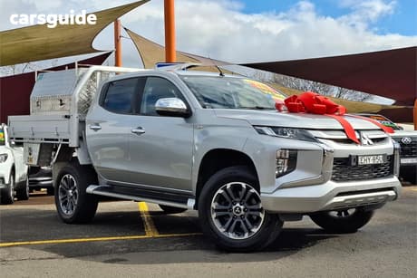 Silver 2020 Mitsubishi Triton Double Cab Pick Up Glx-R (4X4)