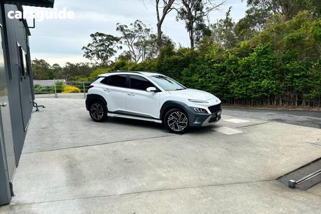 White 2021 Hyundai Kona Wagon (Fwd)