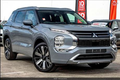 Grey 2025 Mitsubishi Outlander SUV OUTLANDER EXCEED 2.4L PHEV AWD 5ST