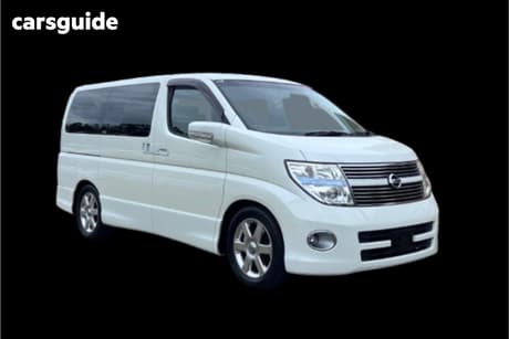 White 2008 Nissan Elgrand Wagon