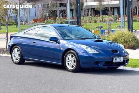 Blue 2002 Toyota Celica Liftback Sx
